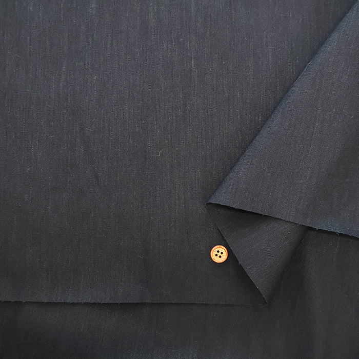 Linen Rayon Stretch Fabric - Plain - nomura tailor