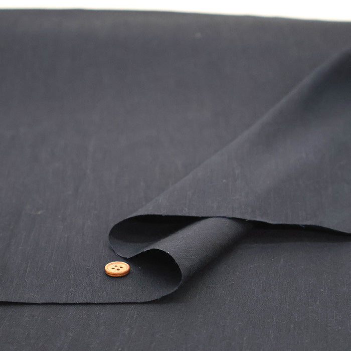 Linen Rayon Stretch Fabric - Plain - nomura tailor