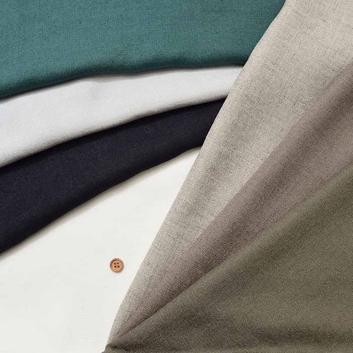 Faux Linen Fabric Plain - nomura tailor