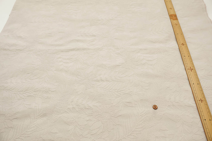 T/C Jacquard Stretch Fabric - Botanical - nomura tailor
