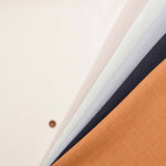 Cool Best (moisture absorbing, quick drying, cool to the touch) polyester linen-like dobby fabric, solid color - nomura tailor