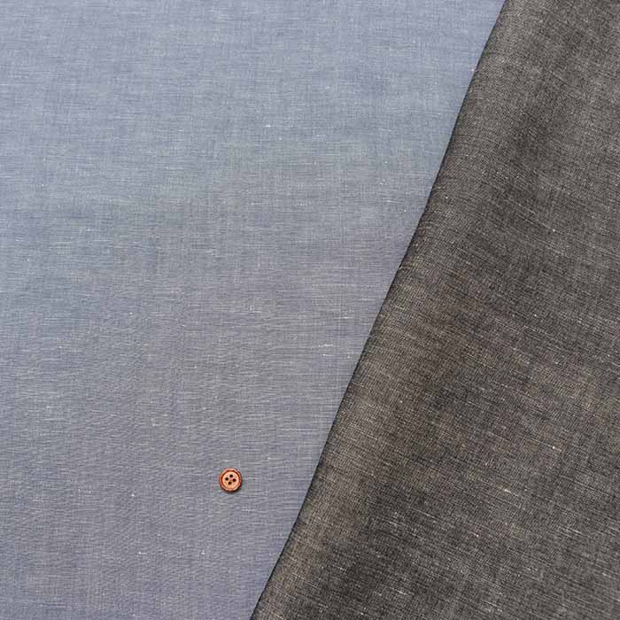 Rayon linen poplin dungaree fabric Solid color - nomura tailor