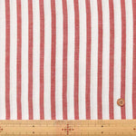 Rayon Linen Poplin Fabric Stripe - nomura tailor