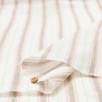 Linen 60/1 yarn-dyed fabric Stripe - nomura tailor