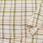 Linen 60/1 yarn-dyed fabric Check - nomura tailor