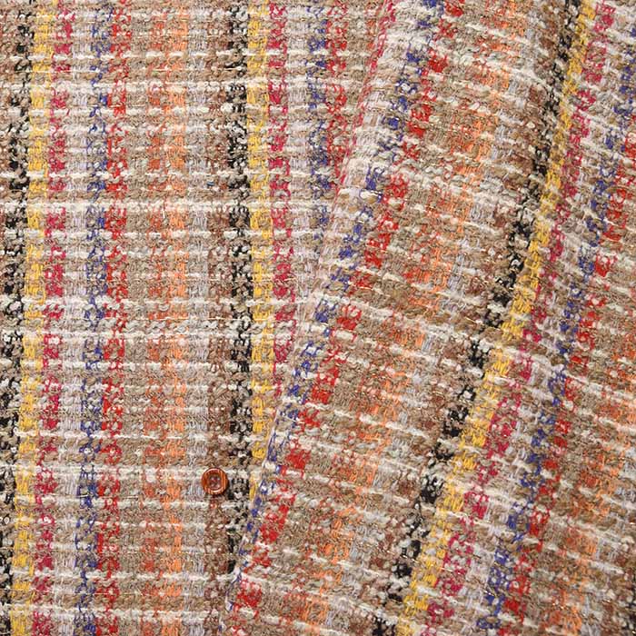 QUORUM fancy tweed fabric made in Italy - nomura tailor