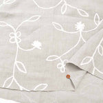 AP FASHION Linen embroidery fabric made in India - nomura tailor