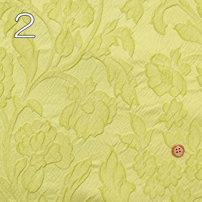 Italy-made QUORUM polyester jacquard fabric Flower - nomura tailor