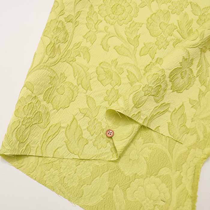 Italy-made QUORUM polyester jacquard fabric Flower - nomura tailor