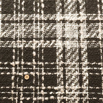 Made in Italy Check Tweed Fabric - nomura tailor