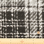 Made in Italy Check Tweed Fabric - nomura tailor