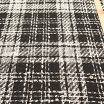 Made in Italy Check Tweed Fabric - nomura tailor