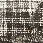 Made in Italy Check Tweed Fabric - nomura tailor