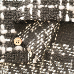 Made in Italy Check Tweed Fabric - nomura tailor