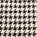Made in Italy Lame (Glitter) Tweed Fabric - Houndstooth Pattern - nomura tailor