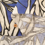 Made in ItalyLinen Print Fabric - Botanical - nomura tailor