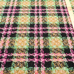 Made in Italy Check Tweed Fabric - nomura tailor