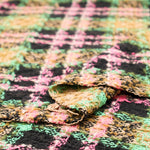 Made in Italy Check Tweed Fabric - nomura tailor