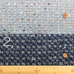 Made in Italy QUORUM - T/C Cut Denim & Sequin Fabric - nomura tailor