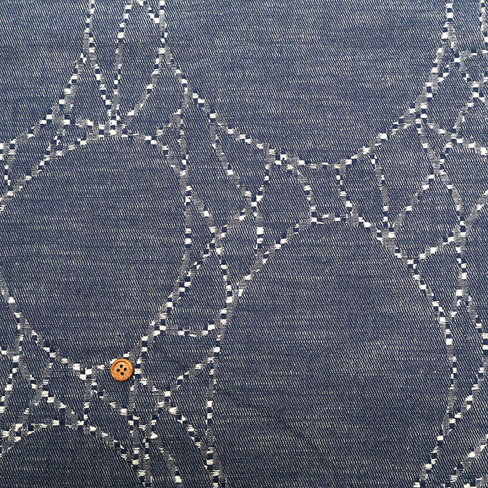 Made in Italy QUORUM Cotton Jacquard Fabric - Water Surface - nomura tailor