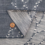 Made in Italy QUORUM Cotton Jacquard Fabric - Water Surface - nomura tailor