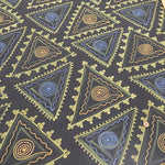 Made in India Cotton MANGLAM Embroidered Fabric - Triangle - nomura tailor