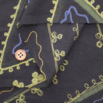 Made in India Cotton MANGLAM Embroidered Fabric - Triangle - nomura tailor
