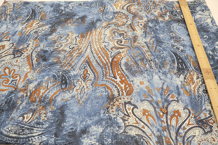 Made in Italy Linen Printed Fabric - nomura tailor