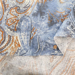 Made in Italy Linen Printed Fabric - nomura tailor