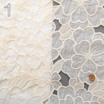 Made in Italy T/C Lace Fabric - Flower - nomura tailor
