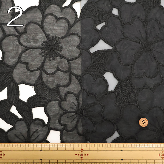 Made in Italy T/C Lace Fabric - Flower - nomura tailor