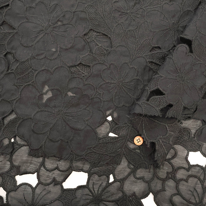 Made in Italy T/C Lace Fabric - Flower - nomura tailor