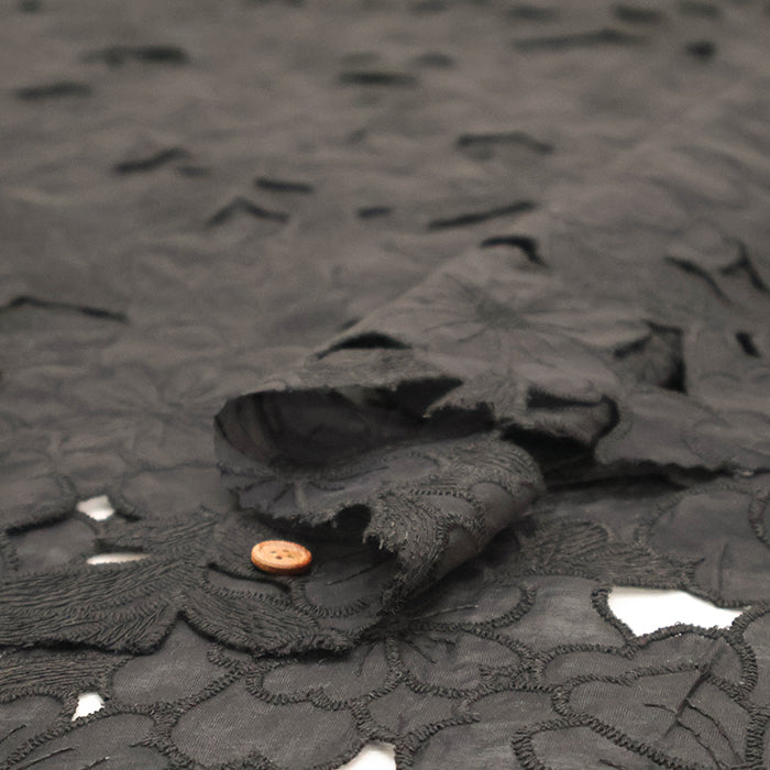 Made in Italy T/C Lace Fabric - Flower - nomura tailor