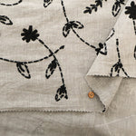 Made in India AP FASHION Linen Lace Fabric - nomura tailor
