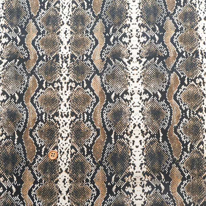 Made in Turkey Cotton Digital Printed Fabric - Animal Pattern Crocodile - nomura tailor