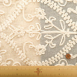 Made in Italy Cotton Lace Fabric - Flower Motif - nomura tailor