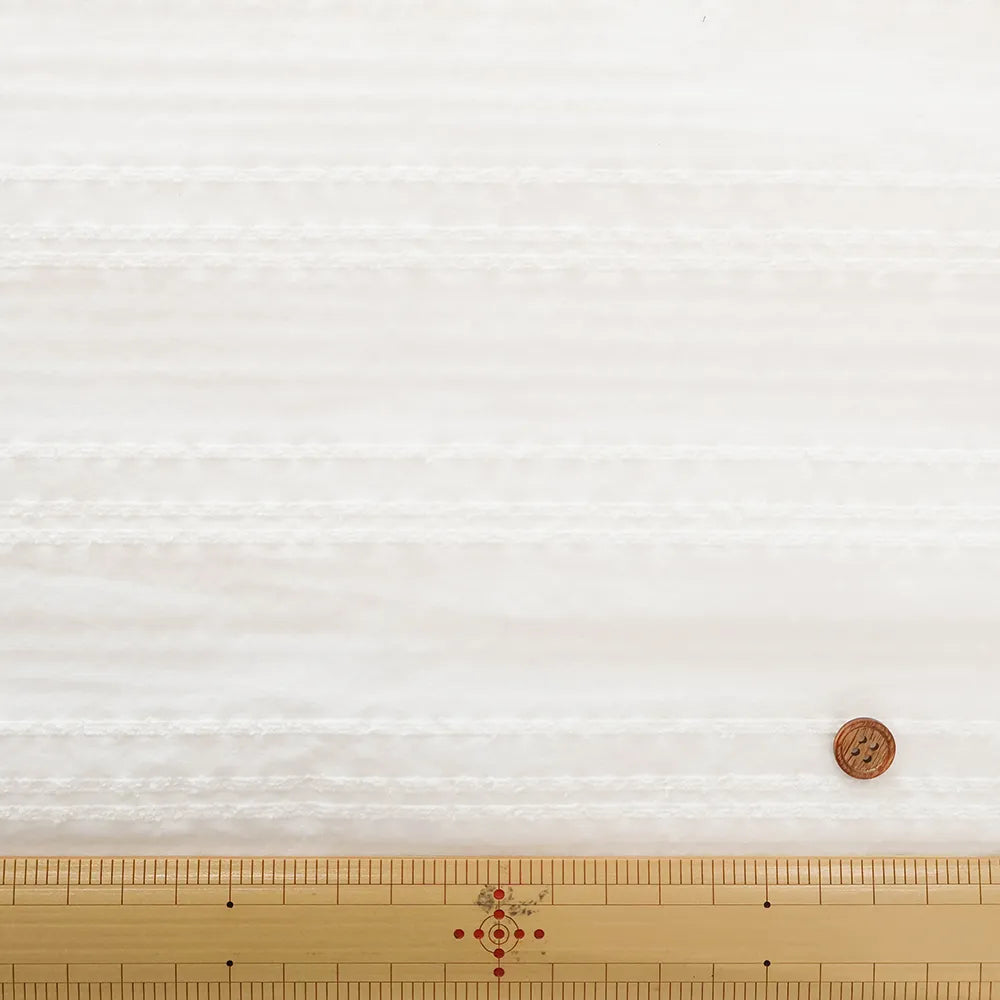 Made in Türkiye White Border Fabric - nomura tailor