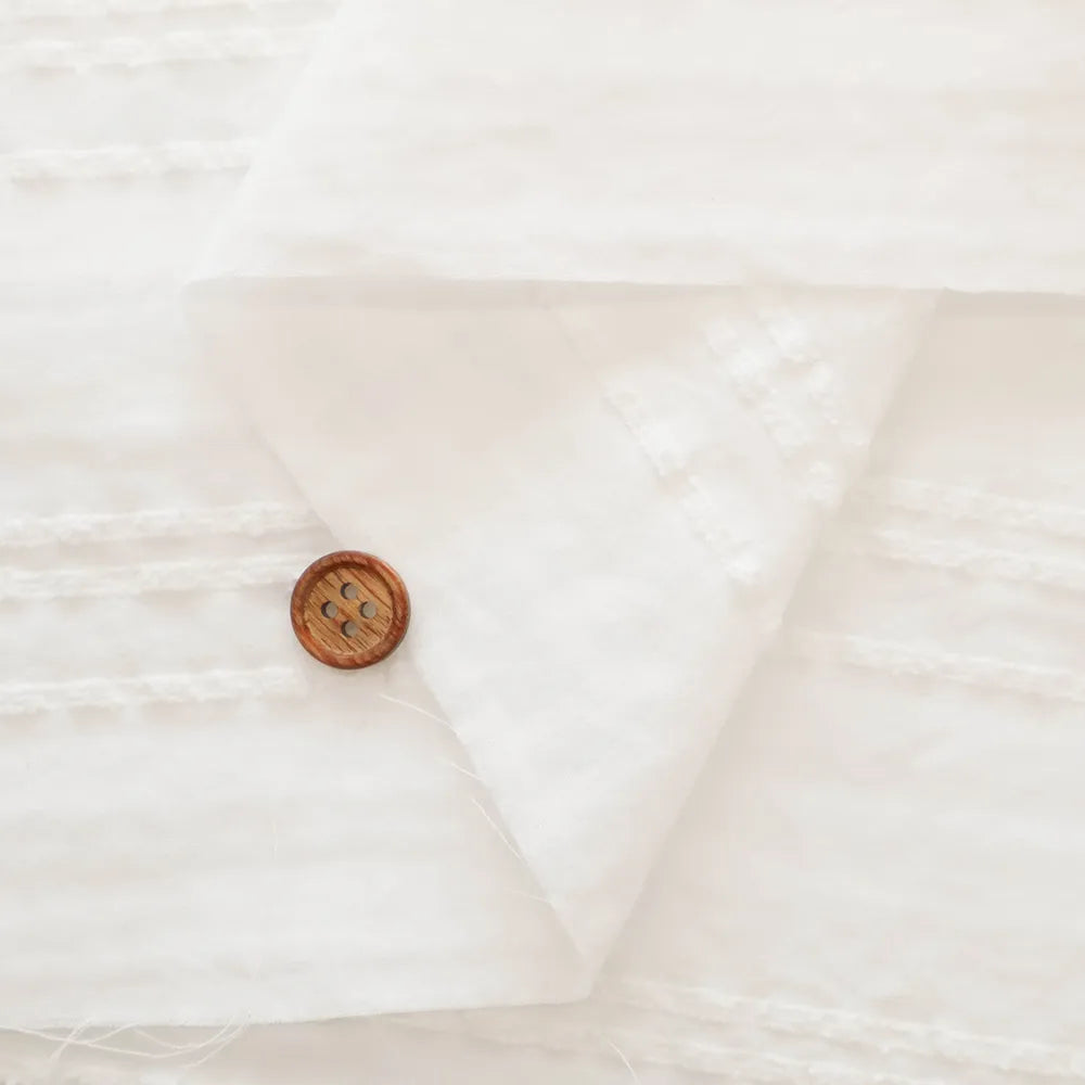 Made in Türkiye White Border Fabric - nomura tailor