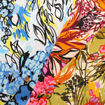 Made in Italy コットンインポートニットプリント生地 - Painted Flowers - nomura tailor