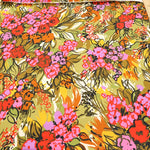Made in Italy コットンインポートニットプリント生地 - Painted Flowers - nomura tailor