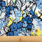 Made in Italy コットンインポートニットプリント生地 - Painted Flowers - nomura tailor