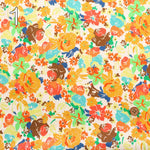 Made in Türkiye BEZTAS Cotton Imported Stretch Printed Fabric - Flowers - nomura tailor