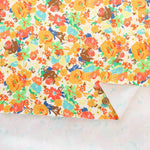 Made in Türkiye BEZTAS Cotton Imported Stretch Printed Fabric - Flowers - nomura tailor