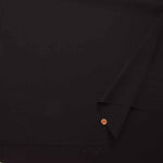 Polyester Formal Black Fabric Super Black Solid Color - nomura tailor