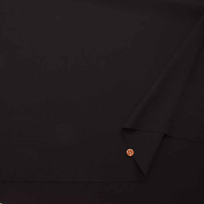 Polyester Formal Black Fabric Super Black Solid Color - nomura tailor