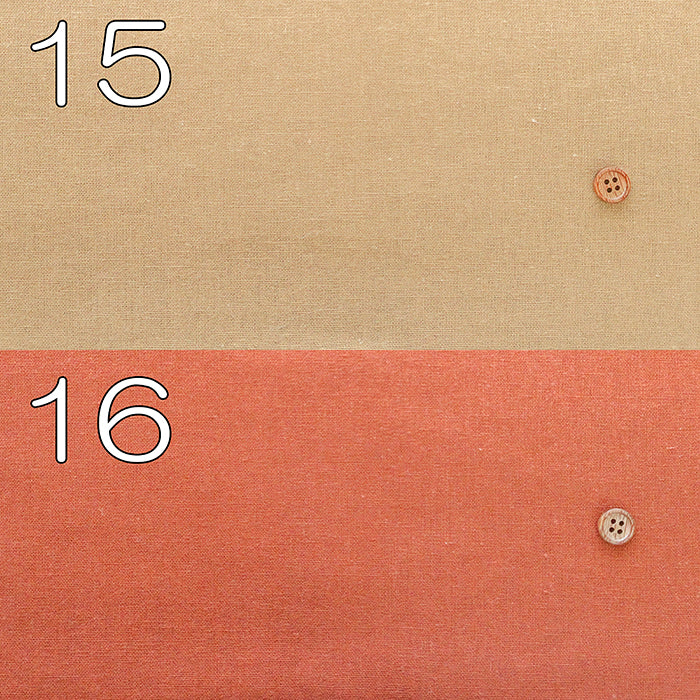 C/L Half-Linen Soft Touch Canvas Fabric - Plain - nomura tailor