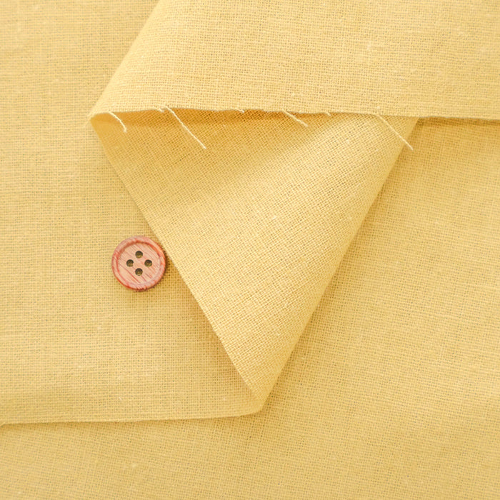 C/L Half-Linen Soft Touch Canvas Fabric - Plain - nomura tailor