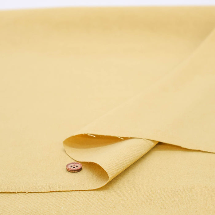 C/L Half-Linen Soft Touch Canvas Fabric - Plain - nomura tailor