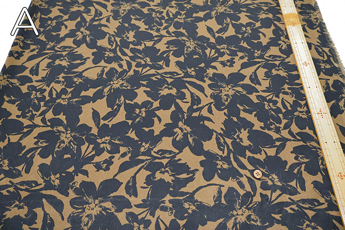 Polyester Micro Satin Fablic- Flower