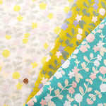 Cotton Lawn  Embroidered Fabric - Flower - nomura tailor